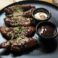 Alitas de "pollo" at Frutas Prohibidas in Madrid