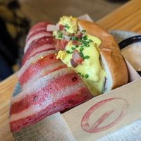 Sando Baconator at Frutas Prohibidas in Madrid