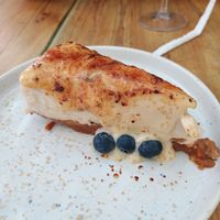 Cheesecake at Frutas Prohibidas in Madrid