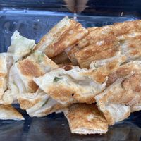 Quarter sheet, plum flavored at Féng Jiǎ Dān Dān Xiāng Cōng YóuBǐng 逢甲丹丹香蔥油餅 in Taichung