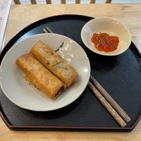 Fried spring rolls  at Nâunâu in Ho Chi Minh City