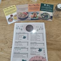 Menu at Nâunâu in Ho Chi Minh City