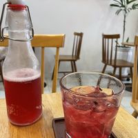 Hibiscus Homemade Kombuchaa  at Nâunâu in Ho Chi Minh City