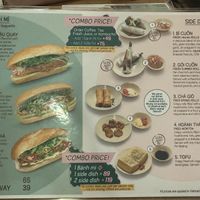 Menu front  at Nâunâu in Ho Chi Minh City