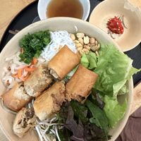 Spring roll vermicelli  at Nâunâu in Ho Chi Minh City