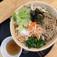 Tofu rice noodle vermicelli  at Nâunâu in Ho Chi Minh City