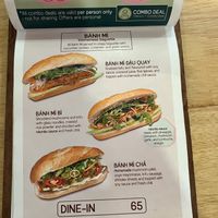 Menu page  at Nâunâu in Ho Chi Minh City