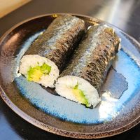 Vegan avo sushi at Hanasaku in Stanthorpe