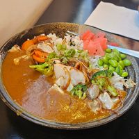 Vegetable curry at Hanasaku in Stanthorpe