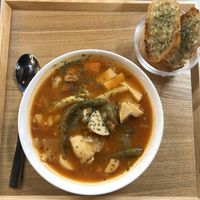 Tomato stew  at Vege Bear in Seoul