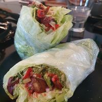 Lettuce Wrap with extra Falafel at Absolute Cravings in Annandale