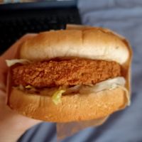 Chicken burger at Vego's in Islington