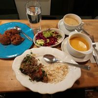 Vegan Lunch today   ; )  at Sibel's in Vienna