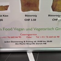 Menu at Bastan Food in Zurich