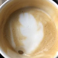 Almond milk latte   at The Juice Jar in Belfast