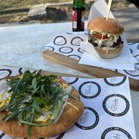 Poncho cheese (vegan) and Magic mushroom Burger (vegan)  at Ponchy in Berlin