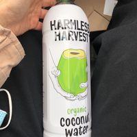 Harmless coconut water  at Jandi's Natural Market and Organic Cafe in Oceanside