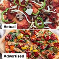 Garden Pizza at UNO Pizzeria in Fayetteville