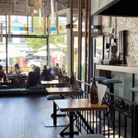 Industrial shed vibes with plenty of seating  at Auction Rooms in North Melbourne
