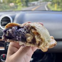 Inside the shepherds pie  at Wild Thyme Organics in Kealakekua