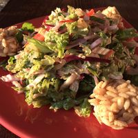 Chinese chicken salad at Wild Thyme Organics in Kealakekua