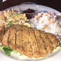 Katsu chicken special  at Wild Thyme Organics in Kealakekua