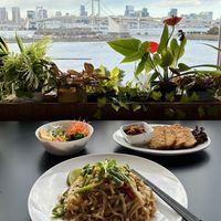 Dinner with a view 🤩  at Green Asia in Tokyo