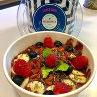 Açai power bowl  at Wildflower Poke & More in Dubai