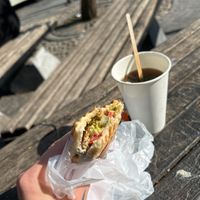   at Al Quds Falafel in Amman