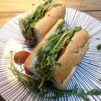 Vegan banh mi at Santorino Coffee & Veggies in Ho Chi Minh City