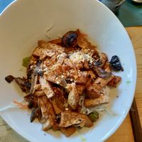 Rice noodles, salad, fried tofu at Saigon in Bonn