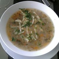 Soup at Manzana Magica in Potosi