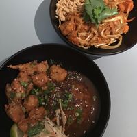Yaki bowl and pad thai at CookDaily in London