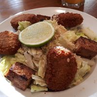 Cesar salad at Holiday Vegan Diner in Paris