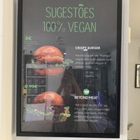 Vegan burgers  at No Ponto in Nazare