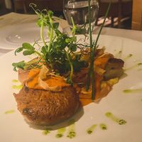 Stuffed mushroom main  at Fellinis in Ambleside