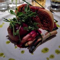 Lentils and nuts en croute at Fellinis in Ambleside