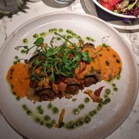 Aubergine cannelloni at Fellinis in Ambleside