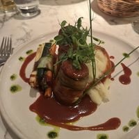 Courgette cannelloni   at Fellinis in Ambleside