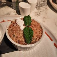 Crumble at Fellinis in Ambleside