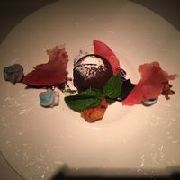 Chocolate bomb at Fellinis in Ambleside