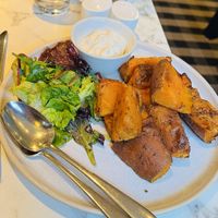 Roasted Sweet Potatoes  at Fellinis in Ambleside