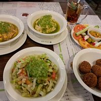 Jordanian mezza at Abu Jbara in Amman