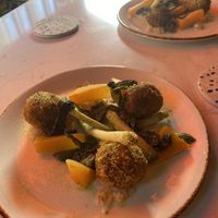 Roast Leek Main  at Glas Restaurant in Dublin