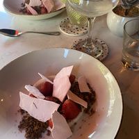 Macerated Strawberry  at Glas Restaurant in Dublin