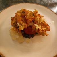 The fennel dish at Glas Restaurant in Dublin