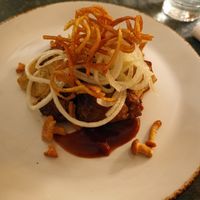 The Jerusalem artichokes at Glas Restaurant in Dublin
