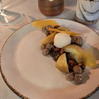 Caramel apple dessert was a highlight! at Glas Restaurant in Dublin