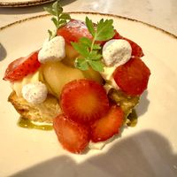 One of the desserts  at Glas Restaurant in Dublin