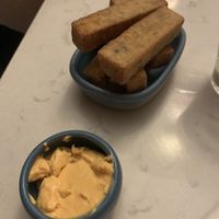 Dilisk polenta fries with kimchi mayo  at Glas Restaurant in Dublin